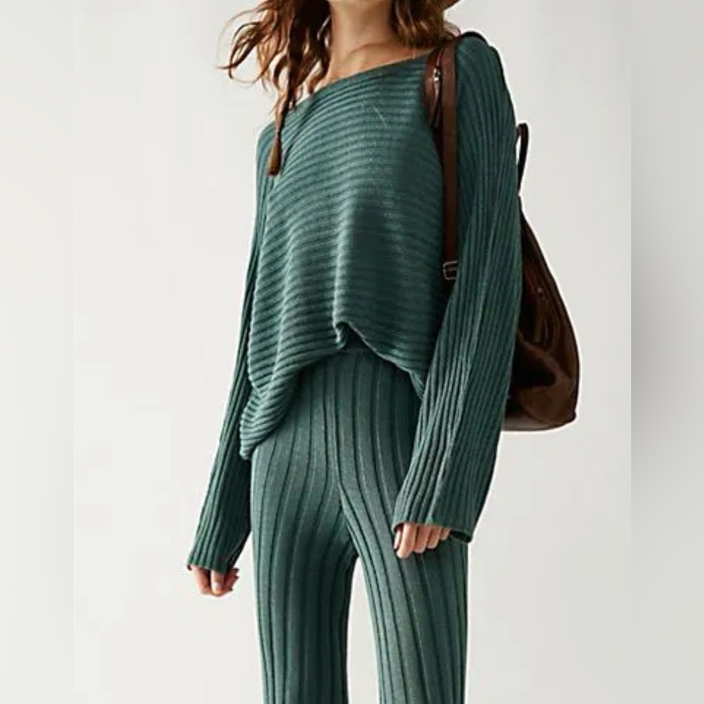 Free People Beach - Imogen Cotton Sweater, Women’s size Large
